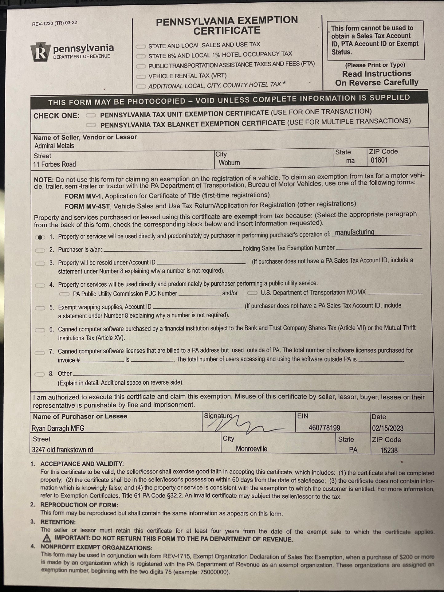 RDM Crankshaft Presale