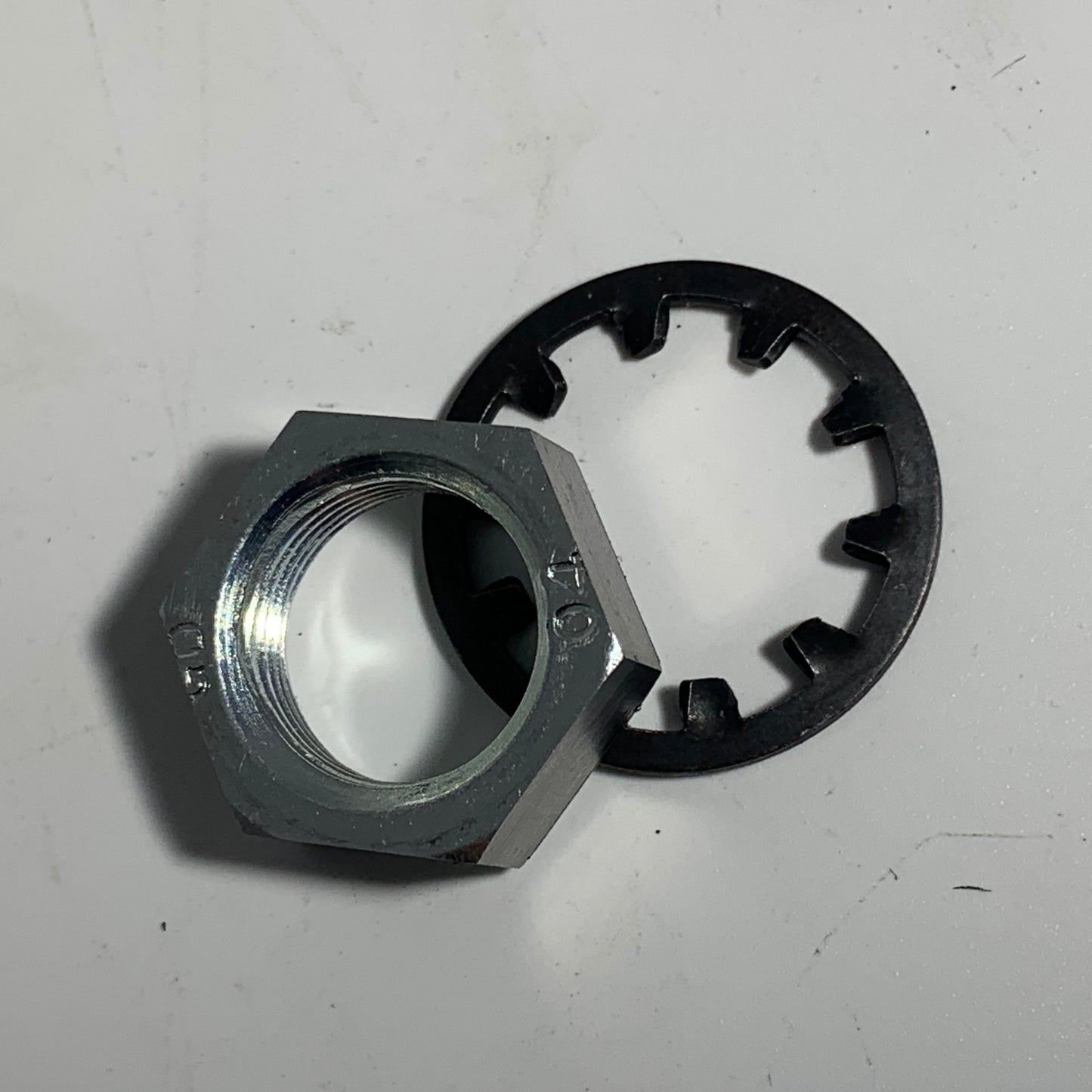 Hex Nut and Lock Washer