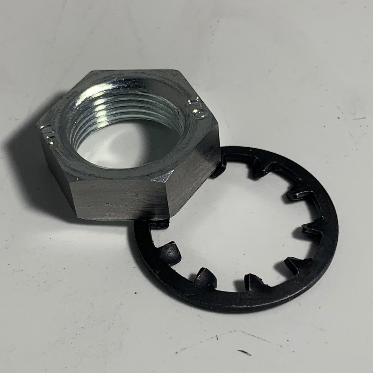 Hex Nut and Lock Washer